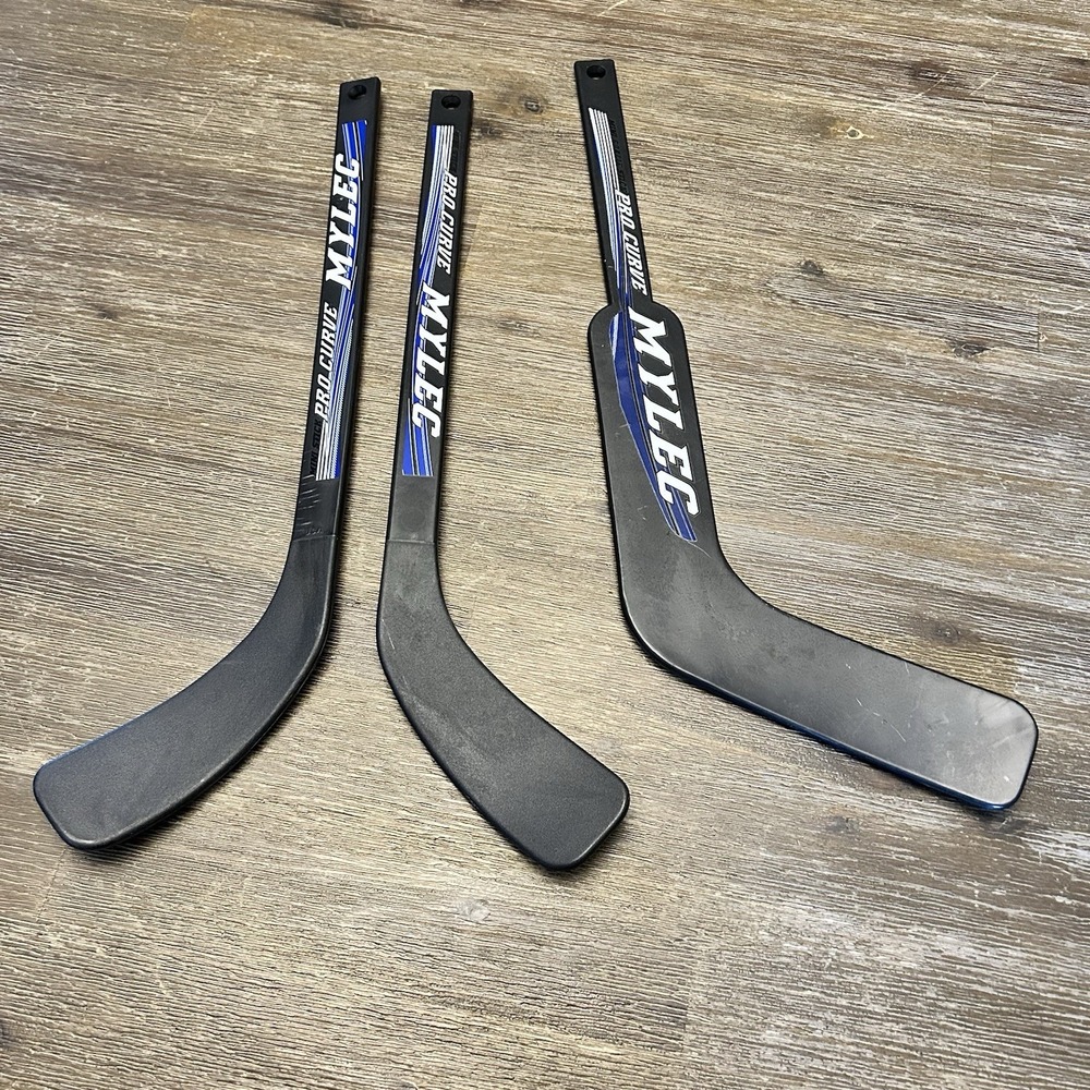 Mylec Pro Curve Mini Hockey Stick Left-Handed (LH) Right-handed (RH) Goalie Lot